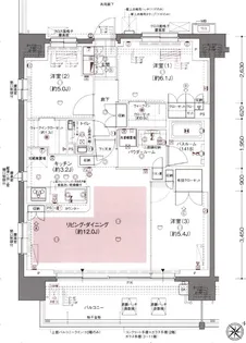 東京都江戸川区松江4丁目【マンション】の間取り
