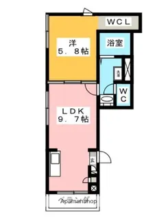 SUN ROOM【2階】の間取り