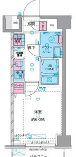 GENOVIA お花茶屋Ⅱ SKYGARDEN【1階】の間取り