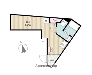 MITIA TERRACE 小菅【1階】の間取り