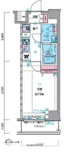 GENOVIA押上SKYGARDEN【1階】の間取り