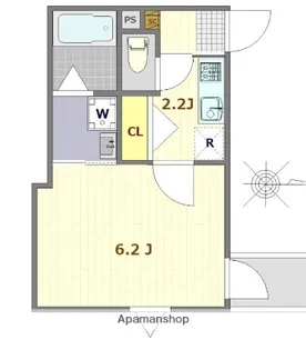 ラフィナート亀戸【4階】の間取り