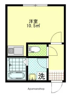 フェリチタ住吉【5階】の間取り