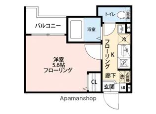 クレア【1階】の間取り