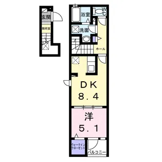 ラシュレ【2階】の間取り