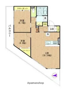 イプシロン亀戸【5階】の間取り