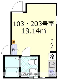 ルーエ亀有【2階】の間取り