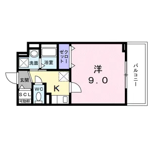 CLARUS(クラルス)【3階】の間取り