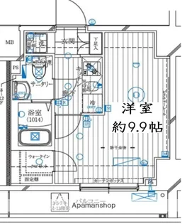 REGALIZ亀戸【8階】の間取り