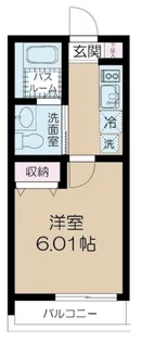 NSGATE五反野TWO【2階】の間取り