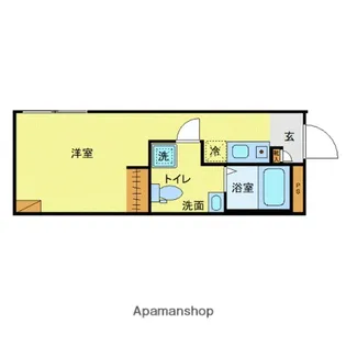 オアシス五反野レジデンス【1階】の間取り