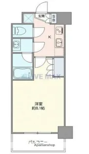 プレスタイル菊川【7階】の間取り