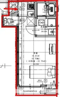 FLAT WHITE【1階】の間取り