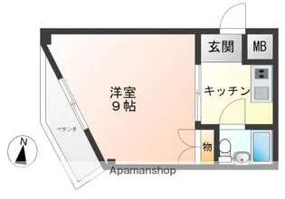 ビルエヴァンス【3階】の間取り
