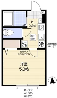 VERT BONHEUR(ヴェール・ボヌール)【1階】の間取り