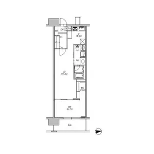 ロイヤルパークス西新井【3階】の間取り