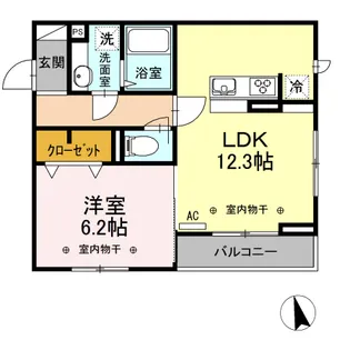 GRAND K【3階】の間取り