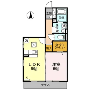 DEARCOURT【1階】の間取り