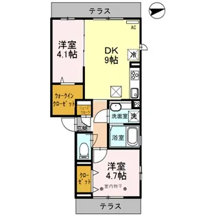 ルピナス【1階】の間取り