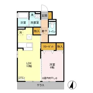 コンフォート【1階】の間取り