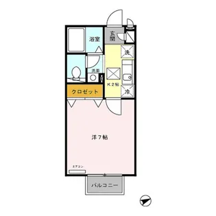 エルボヌール【1階】の間取り