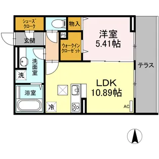 グランテージ【1階】の間取り
