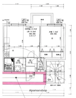 ハイスタンダード堀切【3階】の間取り