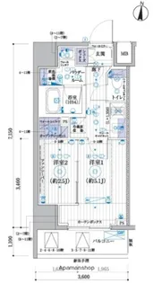 ブライズ東陽町【9階】の間取り