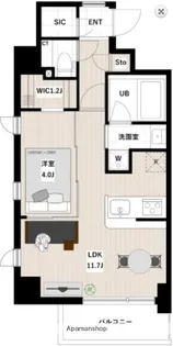 アーバンパーク清澄白河【4階】の間取り