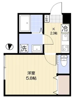 エクセラン堀切菖蒲園【3階】の間取り