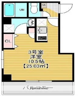 エステラスワン【3階】の間取り