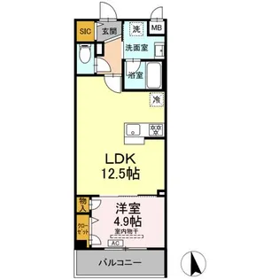 NOBLE MAISON【1階】の間取り