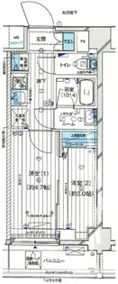 GENOVIA小村井【10階】の間取り
