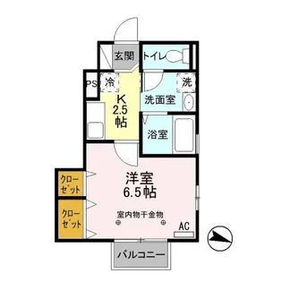 グレイスコート【1階】の間取り