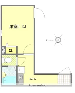 フォルトゥーナ梅島【1階】の間取り