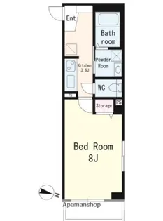 フラット梅島【1階】の間取り