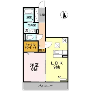 ヴェルドミールI【3階】の間取り