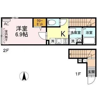 MIJAS KAMEARIーESTE【2階】の間取り