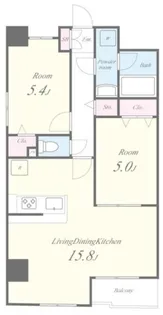 UNE LUMIERE【5階】の間取り