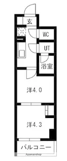 プライマル門前仲町【7階】の間取り