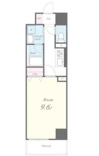 ラ・クール【1階】の間取り