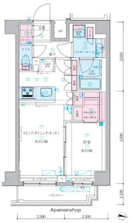 GENOVIA押上Ⅱ【3階】の間取り