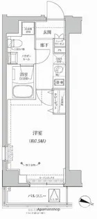 RELUXIA両国Ⅱ【2階】の間取り