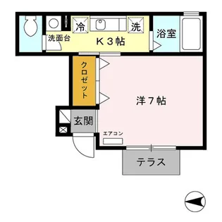 ボナール【1階】の間取り