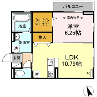 ルミエールI【3階】の間取り