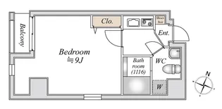 LIVEFLAT菊川【6階】の間取り