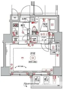 アルテシモレジウス【3階】の間取り