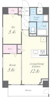 グランジュテII【3階】の間取り