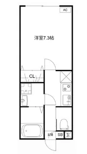 MQUARTO堀切菖蒲園【1階】の間取り