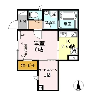 PETIT TROU【1階】の間取り